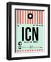 ICN Seoul Luggage Tag I-NaxArt-Framed Art Print