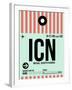 ICN Seoul Luggage Tag I-NaxArt-Framed Art Print