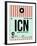 ICN Seoul Luggage Tag I-NaxArt-Framed Art Print