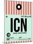 ICN Seoul Luggage Tag I-NaxArt-Mounted Art Print