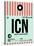 ICN Seoul Luggage Tag I-NaxArt-Stretched Canvas