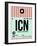 ICN Seoul Luggage Tag I-NaxArt-Framed Art Print