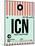 ICN Seoul Luggage Tag I-NaxArt-Mounted Art Print