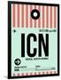 ICN Seoul Luggage Tag I-NaxArt-Framed Art Print