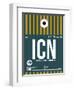 ICN Seoul Luggage Tag II-NaxArt-Framed Premium Giclee Print