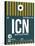 ICN Seoul Luggage Tag II-NaxArt-Stretched Canvas