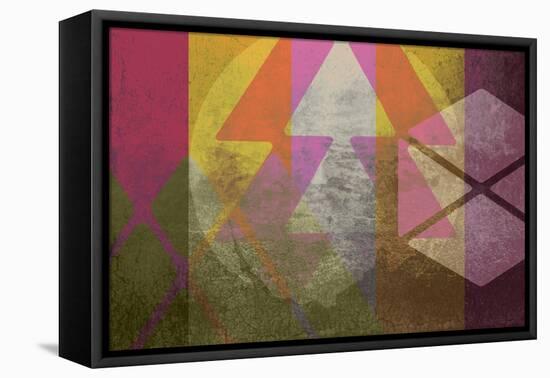 Icon Class Background-null-Framed Stretched Canvas