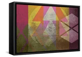 Icon Class Background-null-Framed Stretched Canvas