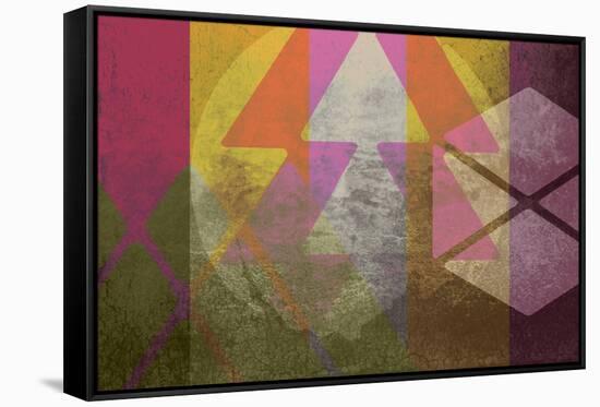 Icon Class Background-null-Framed Stretched Canvas