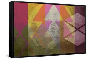 Icon Class Background-null-Framed Stretched Canvas