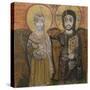 Icon Depicting Abbott Mena with Christ, from Baouit, 6th-7th Century-null-Stretched Canvas
