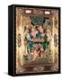 Icon Depicting Abraham and the Three Angels, Moscow School-null-Framed Stretched Canvas