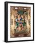 Icon Depicting Abraham and the Three Angels, Moscow School-null-Framed Giclee Print