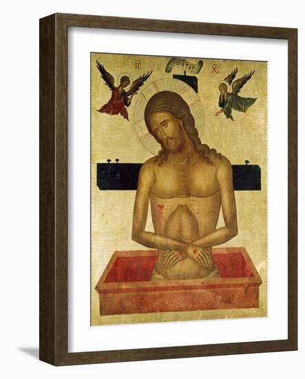 Icon Depicting Christ in the Tomb-null-Framed Giclee Print