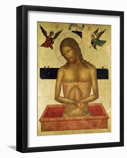 Icon Depicting Christ in the Tomb-null-Framed Giclee Print