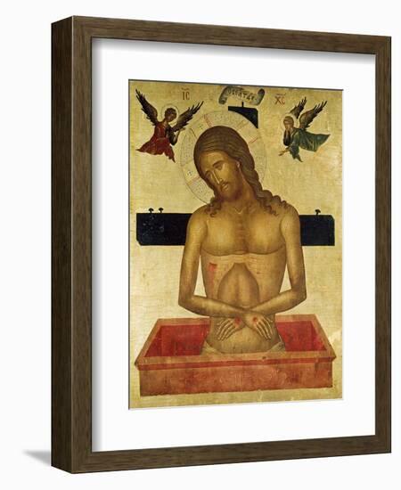 Icon Depicting Christ in the Tomb-null-Framed Giclee Print