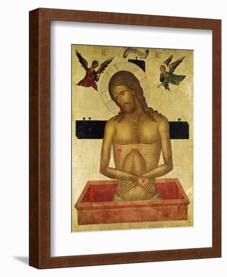 Icon Depicting Christ in the Tomb-null-Framed Giclee Print