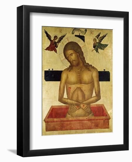 Icon Depicting Christ in the Tomb-null-Framed Giclee Print