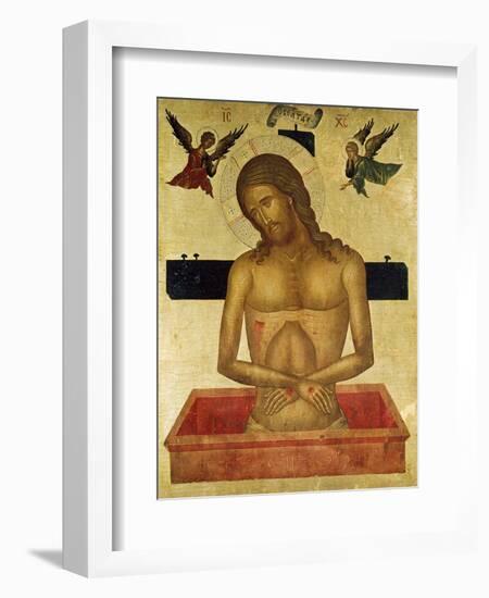 Icon Depicting Christ in the Tomb-null-Framed Giclee Print