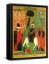 Icon Depicting Christ's Entry into Jerusalem-null-Framed Stretched Canvas