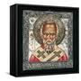 Icon Depicting Saint Nicholas-null-Framed Stretched Canvas