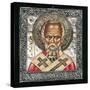 Icon Depicting Saint Nicholas-null-Stretched Canvas