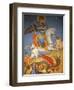 Icon Depicting St. George Slaying a Dragon in St. George's Orthodox Church, Madaba, Jordan-null-Framed Photographic Print
