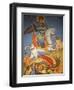 Icon Depicting St. George Slaying a Dragon in St. George's Orthodox Church, Madaba, Jordan-null-Framed Photographic Print