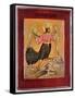 Icon Depicting the Bird of Paradise (Oil on Panel)-Russian-Framed Stretched Canvas