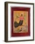 Icon Depicting the Bird of Paradise (Oil on Panel)-Russian-Framed Giclee Print