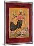 Icon Depicting the Bird of Paradise (Oil on Panel)-Russian-Mounted Giclee Print