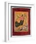 Icon Depicting the Bird of Paradise (Oil on Panel)-Russian-Framed Premium Giclee Print