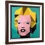 Icon Marilyn-Enrico Varrasso-Framed Art Print