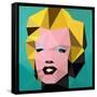 Icon Marilyn-Enrico Varrasso-Framed Stretched Canvas