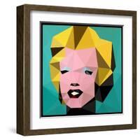 Icon Marilyn-Enrico Varrasso-Framed Art Print