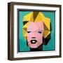 Icon Marilyn-Enrico Varrasso-Framed Art Print