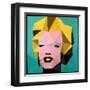 Icon Marilyn-Enrico Varrasso-Framed Art Print