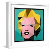 Icon Marilyn-Enrico Varrasso-Framed Art Print