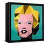 Icon Marilyn-Enrico Varrasso-Framed Stretched Canvas