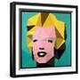 Icon Marilyn-Enrico Varrasso-Framed Art Print