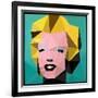 Icon Marilyn-Enrico Varrasso-Framed Art Print