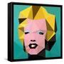 Icon Marilyn-Enrico Varrasso-Framed Stretched Canvas