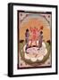 Icon of Chinnamasta, the Mahavidya Arising from the Joined Bodies of the Originating Couple-null-Framed Giclee Print