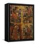 Icon of Four Evangelists-null-Framed Stretched Canvas