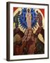 Icon of Jesus's Transfiguration, Le Bec Hellouin, Eure, Normandy, France, Europe-Godong-Framed Photographic Print