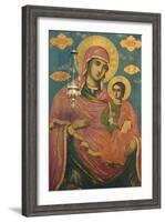 Icon of Madonna and Child-null-Framed Giclee Print