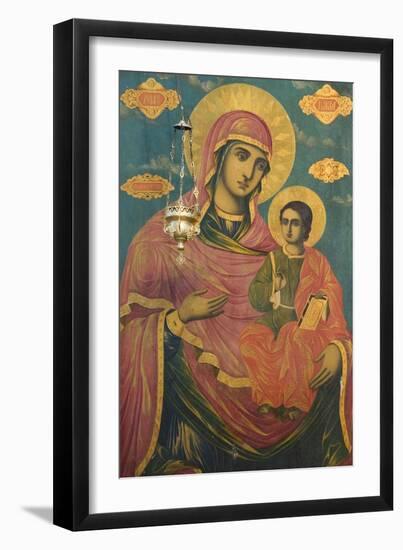 Icon of Madonna and Child-null-Framed Giclee Print