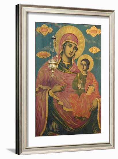 Icon of Madonna and Child-null-Framed Giclee Print