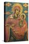 Icon of Madonna and Child-null-Stretched Canvas