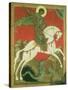 Icon of St. George and the Dragon-null-Stretched Canvas
